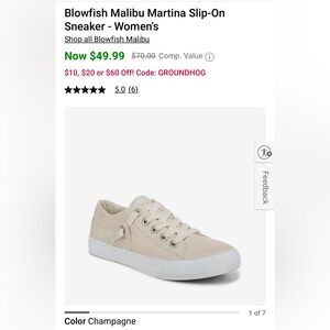 Blowfish Malibu Martina slip on sneakers.